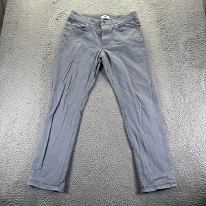 Spoke Pant Mens 32x30 Gray Cotton Chino Straight Classic Preppy Business Stretch
